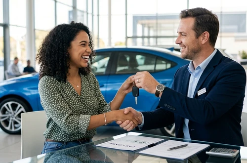 DriveWise advisor meeting with a borrower